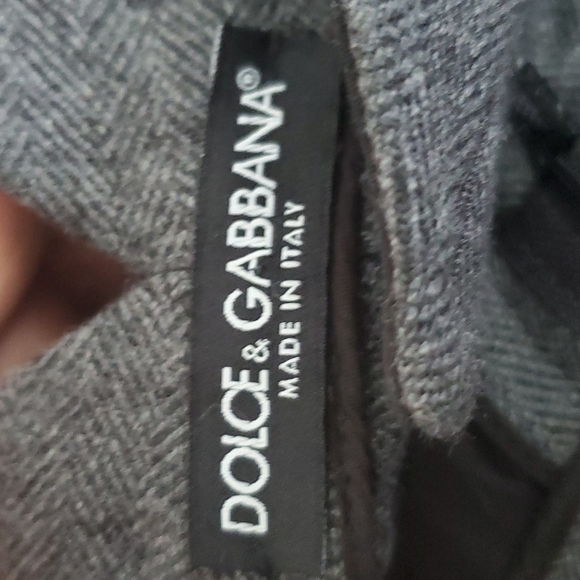 Dolce & Gabbana Flare Wool Pantsuit Size 6 in dark Charcoal gray - Picture 11 of 11